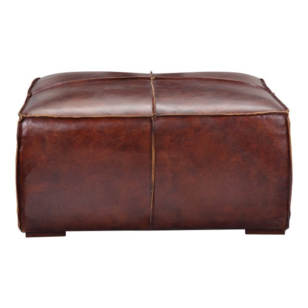 Moes Home Ottomans Kapa Brown  Industrial Furniture For Discount