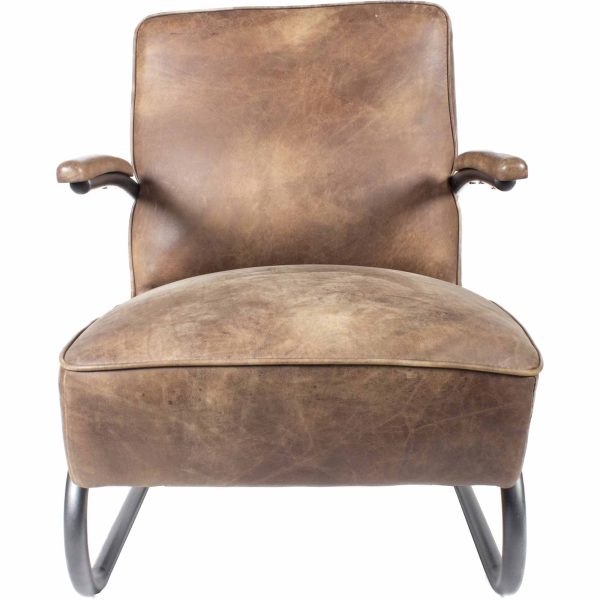 Moes Home Accent Chairs PERTH Brown  Industrial Furniture Online Sale