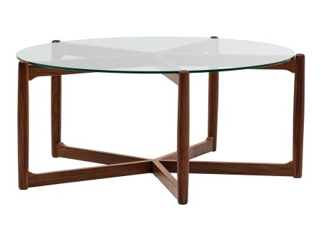 Moes Home Coffee Tables Hetta Brown  Mid-Century Modern Furniture Online