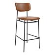 Moes Home Bar Stools Sailor Brown  Modern Furniture Sale