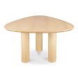 Moes Home Dining Tables FINLEY Natural  Contemporary Furniture Online