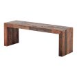 Moes Home Benches Vintage Brown  Industrial Furniture Fashion