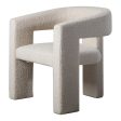 Moes Home Accent Chairs Elo White  Modern Furniture For Cheap