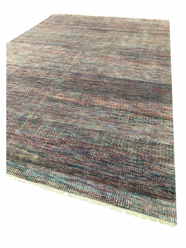 Artisan Amanda  Charcoal SS Transitional Knotted Rug Fashion