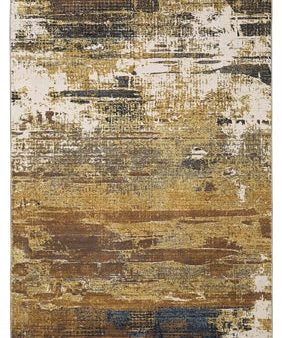 Oriental Weavers Caravan 8020X Gold Beige Contemporary Machinemade Rug on Sale