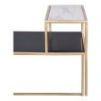 Moes Home Side Table Mies Gold  Contemporary Furniture on Sale