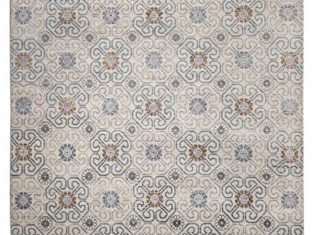 Artisan Amanda  Beige  Traditional Knotted Rug Fashion