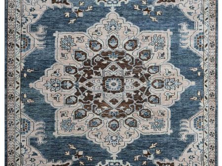 Artisan Aimee  Black Camel Traditional Knotted Rug For Sale