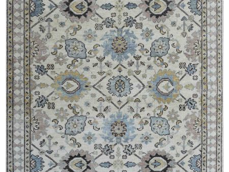 Artisan Aimee  Ivory Ivory Traditional Knotted Rug Online now